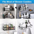 LSOSVSEU (5 Upgraded Shower Caddy Adhesive Replacement,Strong Adhesive Hooks for Shower Caddy, Waterproof Shower Shelf