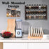 Spice Rack Organizer for Cabinet, Wooden Spice Jar Organizer with 24 Empty Jars and 180 Spice Labels for Kitchen
