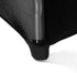 Peomeise 6FT Spandex Table Cover Rectangular Stretch Tablecloth (Black, 6FT)
