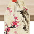 Drapeloft Japanese Table Runner, Cherry Blossom Asian Ink Painting Landscape Anime Nature Vintage