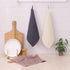 Kitinjoy 100% Cotton Kitchen Dish Cloths, 6 Pack Waffle Weave Ultra Soft Absorbent Towels, 12 x 12 Inches