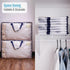 VENO 2 Pack Moving Bags, Heavy Duty Storage Boxes with Lids, Extra Large Dorm Organizer Tote (Clear)