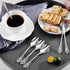 KEAWELL Luxurious 5.1-Inch Espresso Spoons Set - 6 Pieces, Mini Coffee Spoon, 18/10 Stainless Steel, Gorgeous Mirror