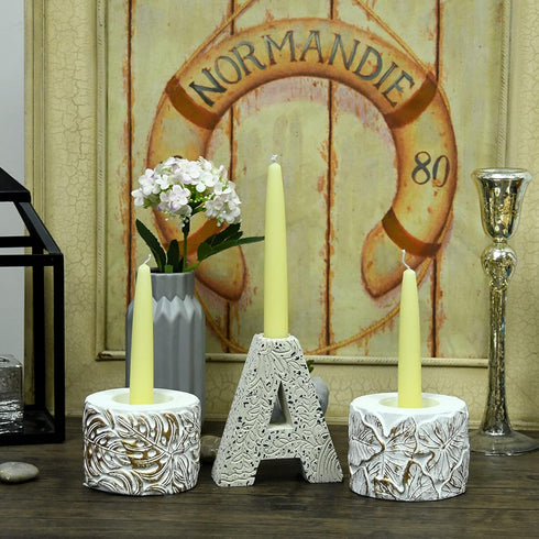 6 Inch Ivory Taper Candles