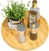 Lazy Susan Organizer, 10 Inch Non-Skid Bamboo Turntable for Spices and Kitchen Countertop Storage