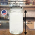 JARMING COLLECTIONS Mason Jars, 32 Oz Glass Extra Wide Mouth Quart Storage Jars with BPA Free Plastic Lids, Set of 3