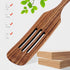 ABOOFAN Slotted Spurtle Set, Wooden Kitchen Utensils for Cooking, Stirring, Mixing, Serving