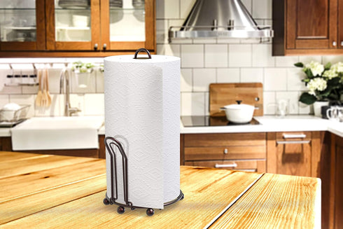 Simple Houseware Paper Towel Holder, Bronze