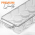 Utopia Home Egg Container with Lid and Handle for Refrigerator - Pack of 2 - Clear Stackable Holder for Kitchen Storage