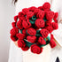 31 Inches cagulax Birthday Gifts for Women Mothers Day, Rose Crochet Flowers Bouquet Blanket, Anniversary Wedding