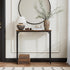 Tujurich 29.5" 9.4" 29.5" Narrow Entryway Console Table & Sofa Side Table - Industrial Hallway Table for Small Spaces