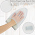 2 Pieces Gloves for Steamer, Waterproof Anti Steam Mitt with Finger Loop for Heat Resistant Ironing Board (Blue, Plaid)