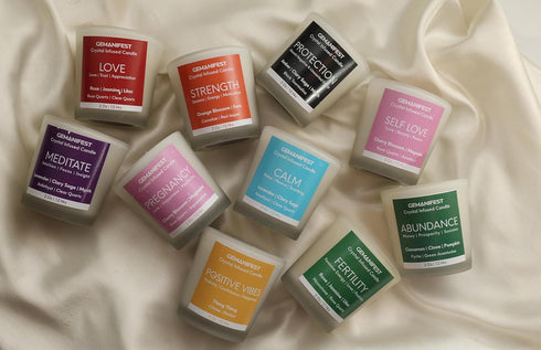 Fertility Candle for Women Trying to Conceive, Rose, Jasmine and Lilac Scented Candles Gifts for Women, Soy Non-Toxic
