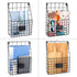 Storage Racks, Metal Wire Wall Mounted Magazine Holder, Wall Hanging Organizer for Files, Newspapers, and Magazines