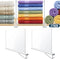 BAUMFEUER 2 Pack Clear Acrylic Shelf Dividers for Closet Shelf Organizer of Bedroom