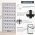 Hualleko 40 20 Large Mesh Pocket Over the Door Shoe Organizer,Hanging Shoe Rack for Door, Shoes Organizer Hanger
