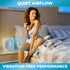 Comfort Zone 9 Inch Box Fan, Portable Electric Quiet, 3 Speed, Small Desk Fan, Ideal for Home, Bedroom, Dorm, & Office