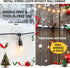 40 Pack Large Outdoor String Light Hooks - Reusable & Waterproof Adhesive Clips for Patio & Garden - Damage-Free, Clear