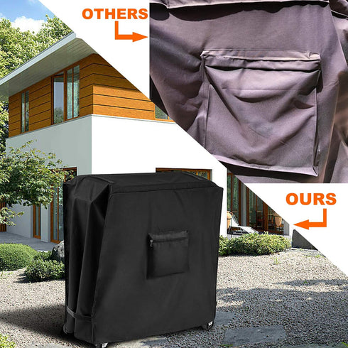 80 35" 20" 34" Cooler Cart Cover, Universal Fits for Most Beverage Cart Quart Rolling Ice Chest Cover Cooler Cart Dust