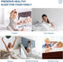 6-18 inches, BEDLORE Waterproof Mattress Protector, King Size Noiseless Mattress Pad with Deep Pocket Fitted Up to Soft