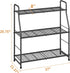 3 Simple Trending Plant Stand Outdoor Indoor Tier Metal Waterproof Plant Shelf for Living Room Balcony Garden