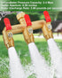 LNEZCDB 3 3/4 Inch Way Hose Splitter, Heavy Duty Full Flow Garden Water Hose Bib Spigot Splitter, Brass Rust and Freeze