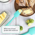 Chef Series 3 Piece Silicone Spatula Set - 600°F Heat Resistant Kitchen Scrapers for Cooking, Green