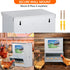 28 lbs Automatic Chicken Feeder, Capacity, Galvanized Metal Poultry Feeder, Waterproof Chicken Feeder, Suitable