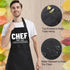 Chef Aprons for Men Women - Kitchen Apron with Pockets for Cooking, Grilling Gifts for Dad, Mom, Birthday, Christmas
