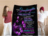 Vajrapani Butterfly Blanket - Gift to Granddaughter from Grandma, Soft Flannel Throw, Lightweight and Warm, 50"x40" for