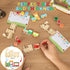 24 Set Train Party Favors, Train Birthday Party Supplies, Wood Trains Painting Crafts Kits, Magnets with Card