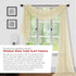Sapphire Home Window Scarf Valance Curtains, Extra Long Sheer Valances for Living Room, Kitchen, Bedroom, 37" x 216" -