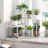 GHWIE 3 Countertop Corner Shelf Organizer, Tier Bamboo Kitchen Rack for Living Room, Office, Bookshelf Display Shelves