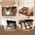 Professional Silicone Bread Baking Mat, Non Stick Oven Liner, Perforated Steaming Mesh, Half Sheet Size