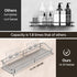 Orimade Bathroom Shelf Organizer, Shower Caddy Storage Rack with Traceless Adhesive, 15.75 inch, Silver