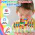 Herdear 7 1-9 6 5) Pcs Building Block Number Birthday Candle with Building Blocks Candles Numeral Birthday Candles