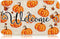 Zhanmai Autumn Welcome Mats, Fall Rugs Pumpkin Door Mat, Non-Slip Outdoor Doormats for Front Door 16" x 28"