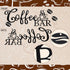 Metal Coffee Bar Sign, Rustic Coffee Hanging Décor for Coffee Bar, Wall Art for Home Office Kitchen