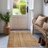 Jute Handspun Area Rug - Premium Jute Handwoven Reversible Chunky Textured Tan Beige Neutral Throw Accent Rug Carpet - Rustic Farmhouse Living Room Bedroom Den Study Décor -24" x 36" Natural by IRONGATE