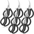 TORINALITAL 8PCS Seafood Scissors Crab Stainless Steel Seafood Fish Shrimp Lobster Scissors for