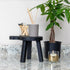 Black Decorative Wood Pedestal by Creative Co-Op - Unique Home Accent