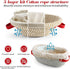 SWIMMORY Supplies,34oz 2 Sourdough Starter Kit,Gift for Bakers Sourdough Bread Baking Starter Jar, Cotton Rope Proofing