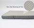 30"x14"x2" Loveboat Washable Bench Cushion, Non-Slip Bench Pad for Shoe Storage, Window, Piano, Dining Greybrown