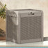 DWVO 32 Gallon Resin Storage Box, Indoor Outdoor Deck Box for Package