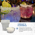 Rimmer Rimming 16oz Snowy River Clear, Cocktail & Margarita Sugar - Vibrant Color Glass Sugar with Medium Crystal