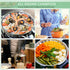 Buylorco Stainless Steel Folding Vegetable Steamer Insert, Fits Pots 5" to 9" for Veggie & Seafood Cooking