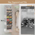 Closet 1624 Criusia Shoe Organizer, Over the Door Shoe Organizer, Hanging Shoe Storage with Large Deep Pockets, Fits