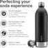 43 oz 3 Stainless Steel Carbonating Bottle | Compatible with Aarke Carbonator (Not Pro) and SMEG Soda Makers | No
