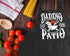 Grill Aprons for Men with Pockets, Daddio of the Patio Funny Gifts for Dad Birthday