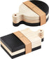 Mud Pie Circle Paulownia Board Set 8 1/4" x 6 1/4" dia by Mud Pie